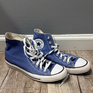Converse Classic Blue and White High-Tops